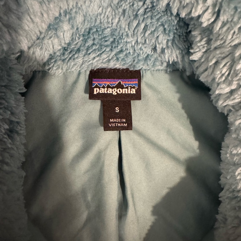 Patagonia Los Gatos Aqua Fleece Vest Small - Picture 2 of 4